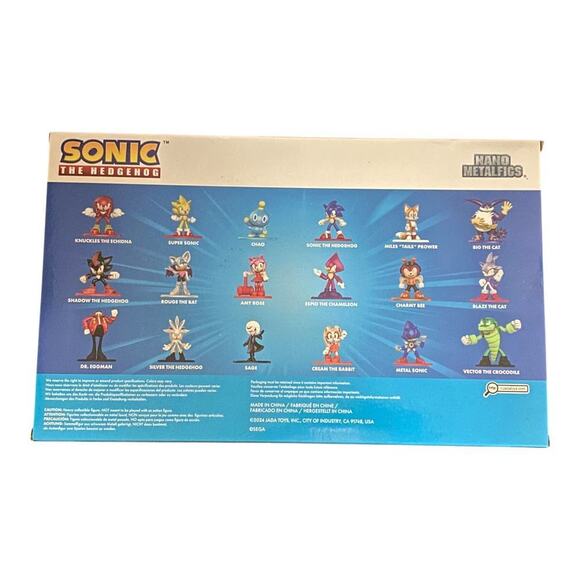 NIB Sonic The Hedgehog Die Cast Jada Series 1 Collectible 18 Piece Nano Metafigs - Picture 2 of 9
